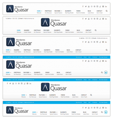 Quasar Header Models